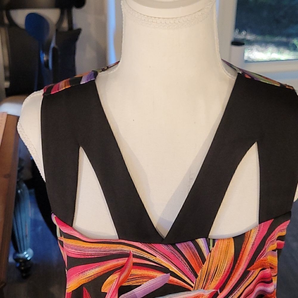 Slinky Brand Size Small Colorful Tank Dress - Picture 4 of 10